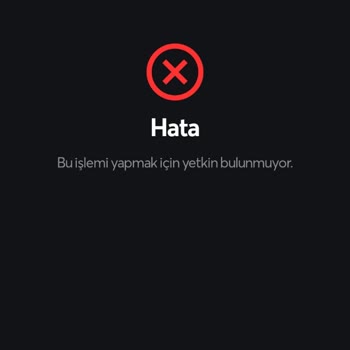 Papara Yetkiniz Bulunmuyor Hatası
