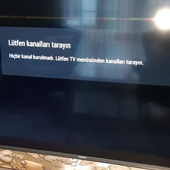 PHILIPS TV Hiçbir Kanal Bulunmuyor
