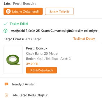 Trendyol Kargom Bana Ulaşmadı