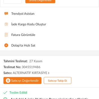 Trendyol Kargom Bana Ulaşmadı
