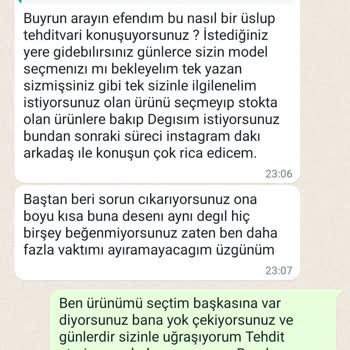 ModamAfra Kalitesiz Ürün Ve Kötü Müşteri Hizmetleri