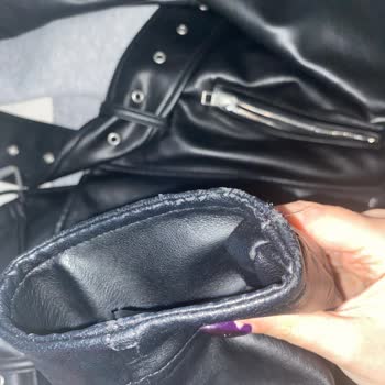 Zara Deri Ceket Soyulması
