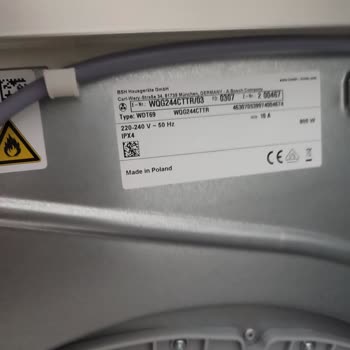Bosch Kurutma Makinesi Gri Kızak Aparatı Olmaması