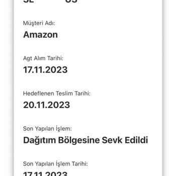 AGT Kurye (aynigunteslim.com) Kargom 10 Gündür Gelmedi Ürün Yeniden Üretiliyor Herhalde