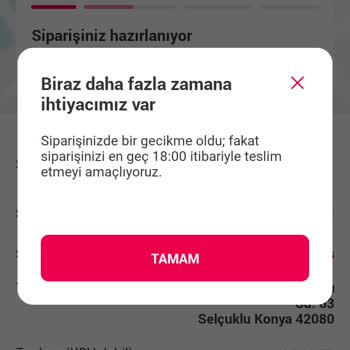 Yemek Sepeti Sipariş