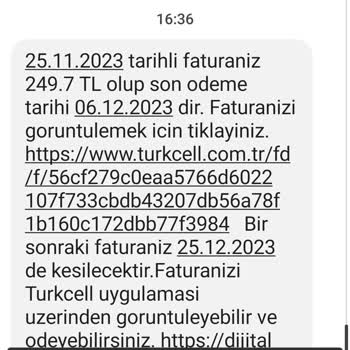 Turkcell Paycell Aracılığı İle Haksız Faturaya Muhatap Oldum