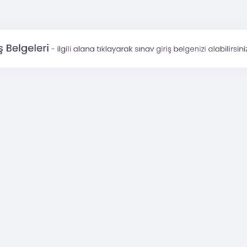 VakıfBank Sınavı Giriş Belgem Yok