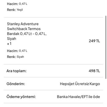 Sevgievim Siparişe Dair Hiçbir Bilgilendirme Ve Ürün Yok