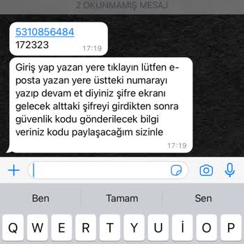 Ersağ Paketleme Kişisel Bilgilerimin Korunması Talebi