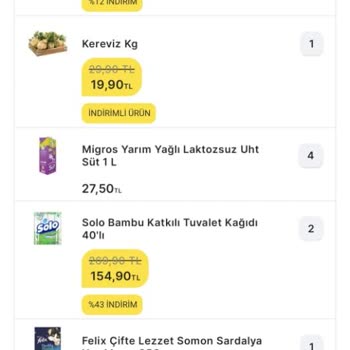 Migros Sanal Ürünü Stokta Olan Ürünü Satışa Sunup Temin Etmiyor