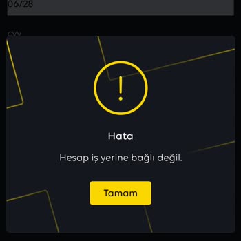 Masterpass Hesap İş Yerine Bağlı Değil Hatası