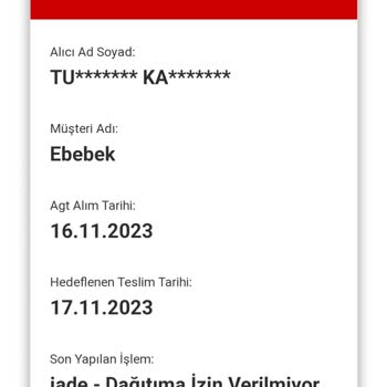 Gelemeyen Kargo Şikayetlere Çözüm Olamayan Ebebek