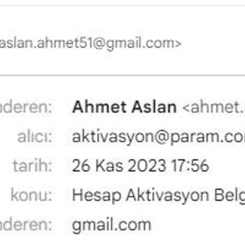 Param Hesabım Bloke Edildi