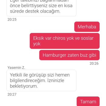Yemeksepeti'nden Sorunlu Siparişlerime Çözüm Bulunmuyor