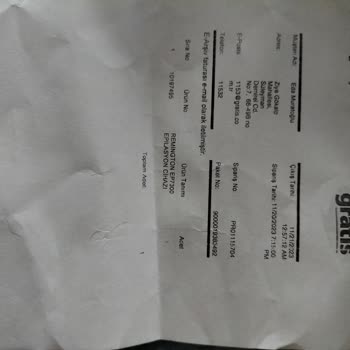 Gratis Hatalı Ürün Gönderimi