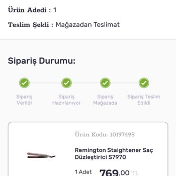 Gratis Hatalı Ürün Gönderimi