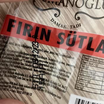 BİM Küflü Fırın Sütlaç
