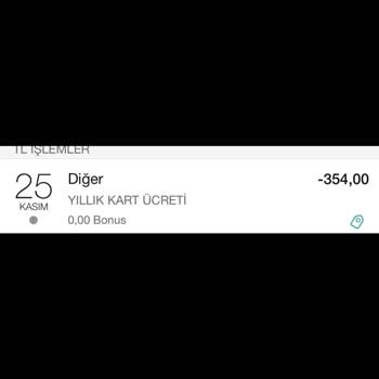 Garanti BBVA Kredi Kartı Yıllık Aidat Ücreti