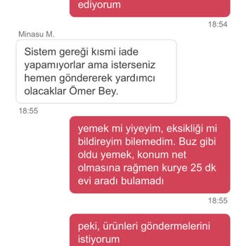Popeyes Eksik Sipariş Teslimatı