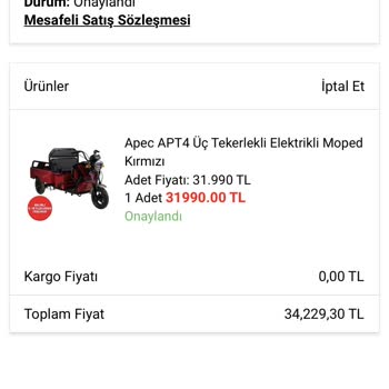 A101 APEC Apt4 Teslim Edilmedi