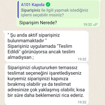 A101 Kafasına Göre Sipariş İptali