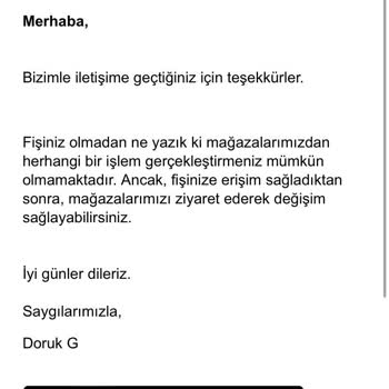 H&M Defolu Ürün Pişmanlığı