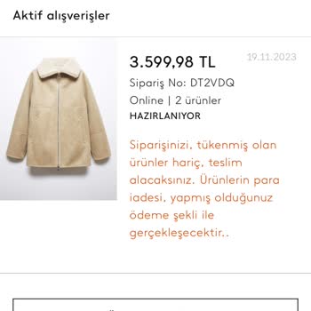 Mango Parasını Ödenen Ürün Teslim Edilmiyor