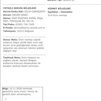 Beko Sıfır Aldığım Kurutma Makinesi Arızalı Çıktı