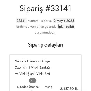 Kadehci.com Siparişim Aylarca Gelmedi, Para İadem De Gerçekleşmedi