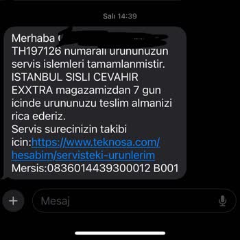 Teknosa'nın Bitmek Bilmeyen Servis Süreçleri