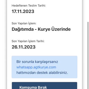 AGT Kurye (aynigunteslim.com) AGT Teslimat Ve Müşteri Hizmetleri
