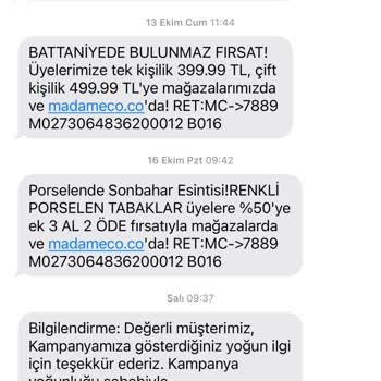 Madame Coco Ürünü İptal Ettiler Ve Parası Yatmadı