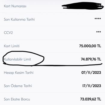 Türkiye Finans Kredi Kartı Ekstre Sorunu