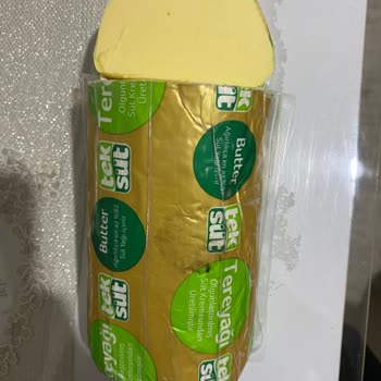 Teksüt Tereyağının İçinden Simsiyah Bir Şey Çıktı