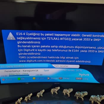 Digiturk Maç Yayını Sorunu. Müşteri Hizmetleri Yetersiz