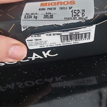 Migros'ta Bayat Ürün