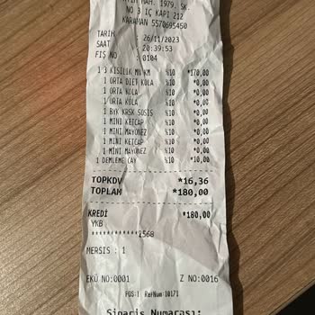 Sbarro Özensiz Hazırlanan Sipariş