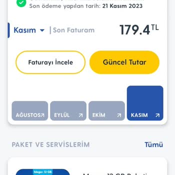 Turkcell Tarife Değişikliği Sonrasında Yüksek Bedelli Fatura Düzenlenmesi