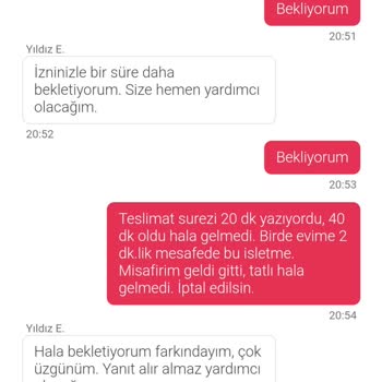 Yemeksepeti Teslim Almadığım Ürün, Teslim Edildi Gözüküyor... Muhatap Bulamıyorum