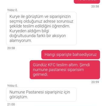 Yemeksepeti Teslim Almadığım Ürün, Teslim Edildi Gözüküyor... Muhatap Bulamıyorum