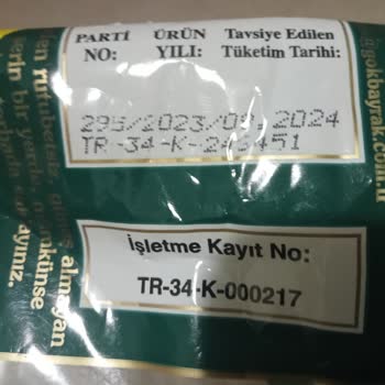 Gökbayrak Bakliyat Kötü Ürün Satımı