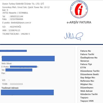 Dyson Airwrap Fatura Hatası