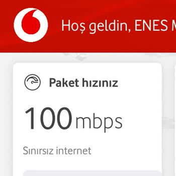 Vodafone Ev İnterneti Hız Zorunu