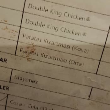 Burger King Devamlı Eksik Ürün Vb.