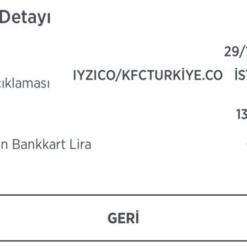 KFC Türkiye Uygulaması Rezilli@i