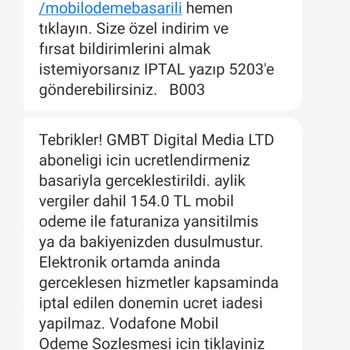 Vodafone İznim Olmadan Abonelik Açılması