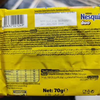 Nestle Nesquik Duo Çikolata