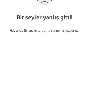 Vodafone Hediye Çarkının Hata Vermesi