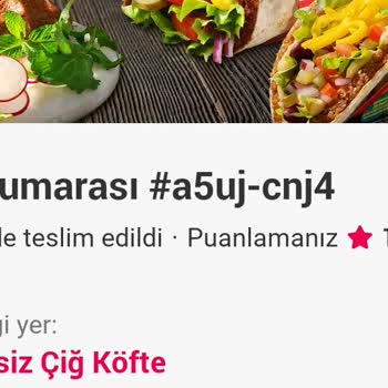 Yemeksepeti Teslim Edilmeyen Ürün