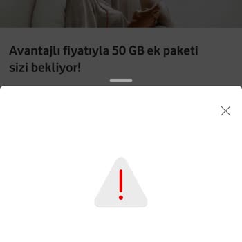 Vodafone Yanımda Uygulamasından Aylardır Ek Paket Alamıyorum